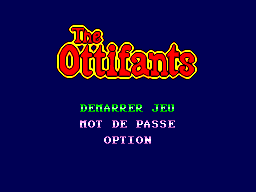 Ottifants, The (Europe) (En,Fr,De,Es,It) Title Screen